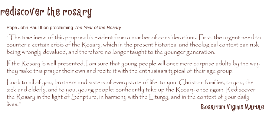 Rediscover the Rosary